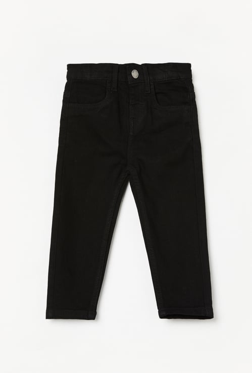 FS MINI KLUB Boys Solid Regular Jeans