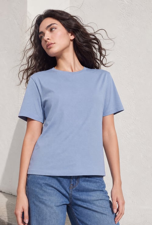 FAME FOREVER Solid T-shirt