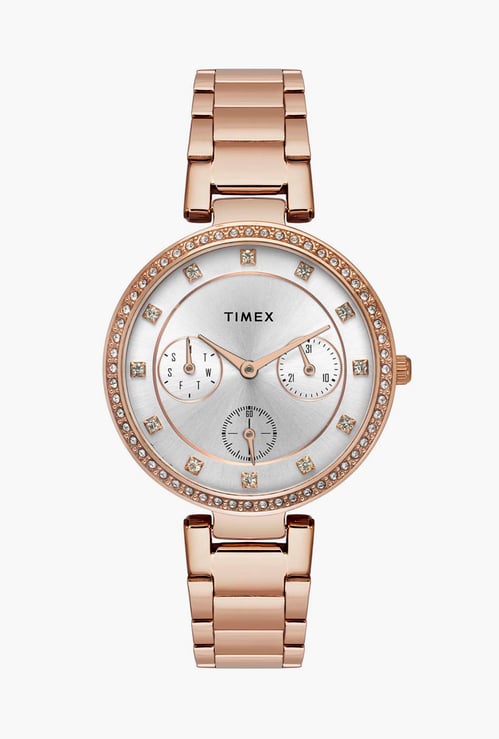 TIMEX Fashion Embellished Multifunction Watch - TWEL18702