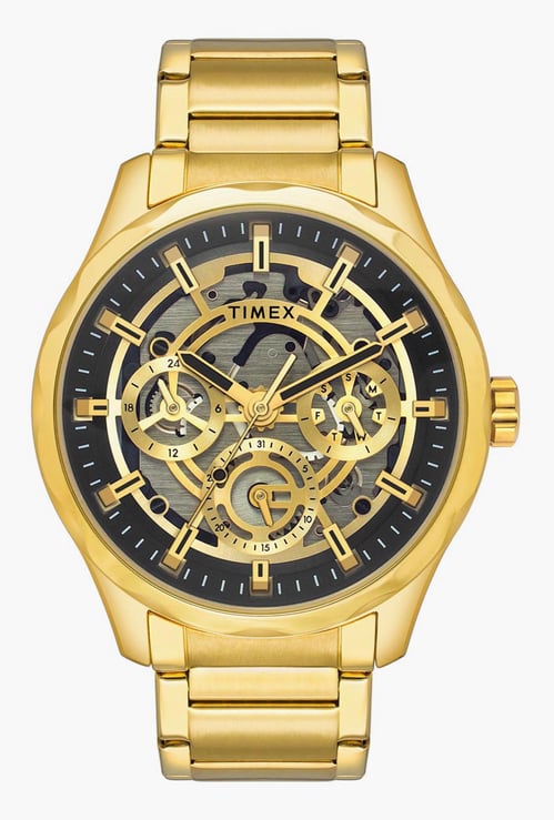 TIMEX E-Class Skeleton Multifunction Watch-TW0TG7628