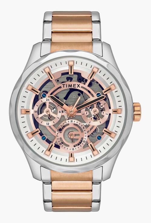 TIMEX E-Class Skeleton Multifunction Watch-TW0TG7629