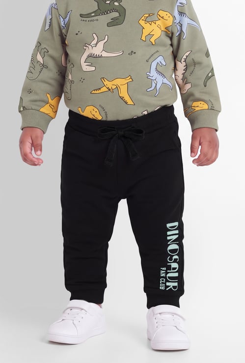 FAME FOREVER Boys Typographic Print Joggers