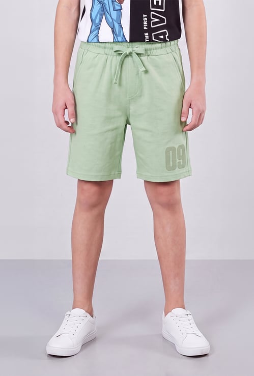 FAME FOREVER Boys Numeric Print Shorts