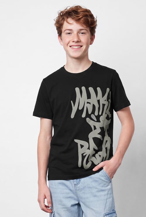 FAME FOREVER Boys Graphic Print T-shirt