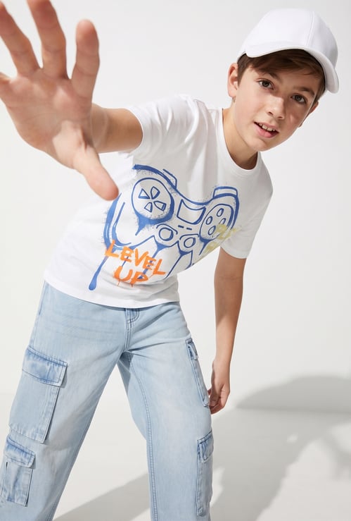 FAME FOREVER Boys Graphic Print T-shirt