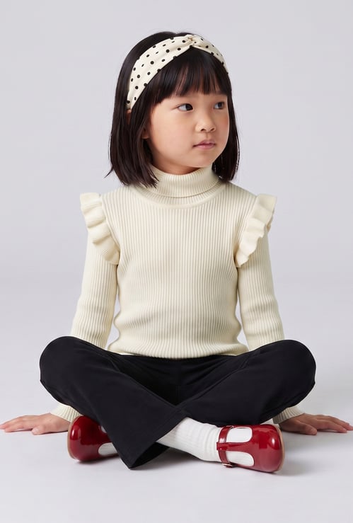FAME FOREVER Girls Solid Sweater