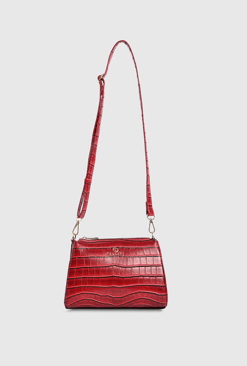 CAPRESE Embossed Sling Bag