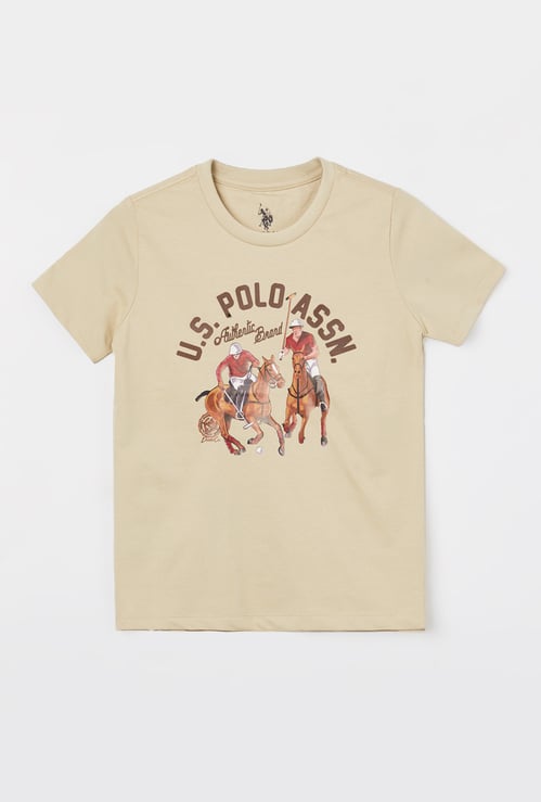 US POLO ASSN KIDS Boys Graphic Print T-shirt