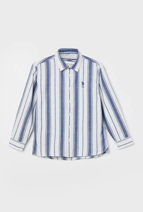 US POLO ASSN KIDS Boys Striped Shirt
