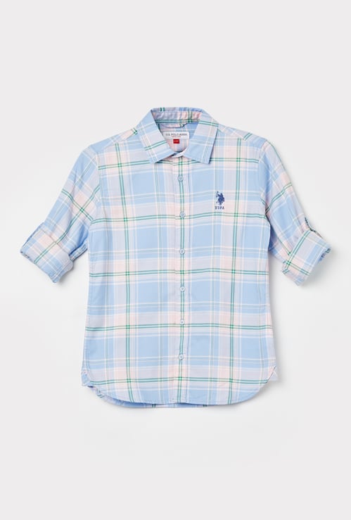 US POLO ASSN KIDS Checked Shirt
