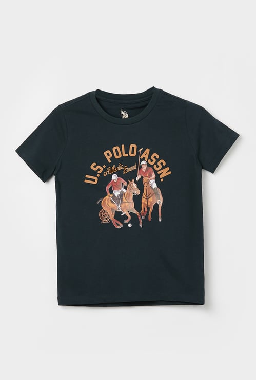 US POLO ASSN KIDS Boys Graphic Print T-shirt