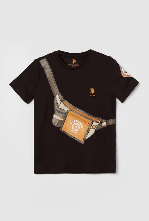 US POLO ASSN KIDS Boys Graphic Print T-shirt