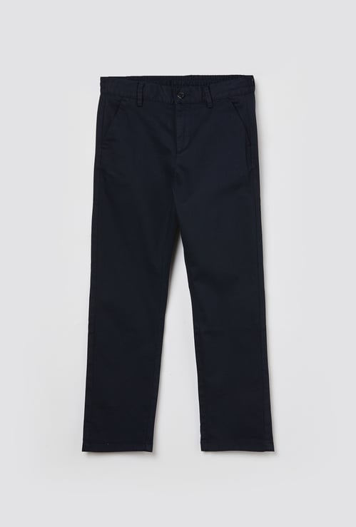 US POLO ASSN KIDS Boys Solid Trousers