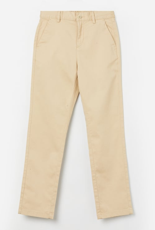 US POLO ASSN KIDS Boys Solid Trousers