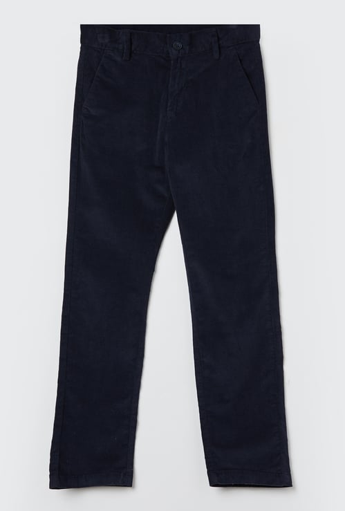 US POLO ASSN KIDS Boys Solid Trousers
