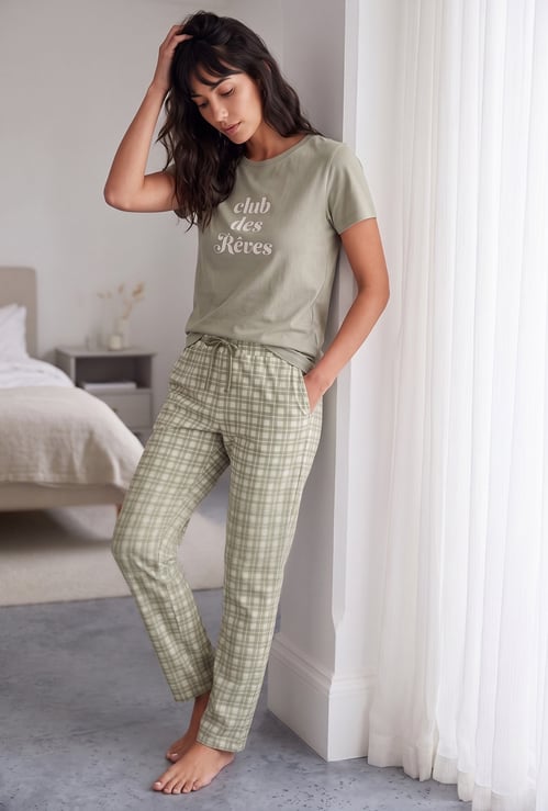 GINGER Checked Pyjamas