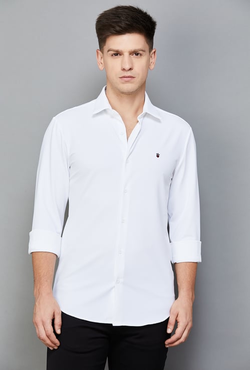 LP SPORT Solid Slim Fit Shirt