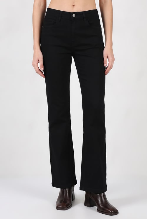 KRAUS Solid Straight Fit Jeans