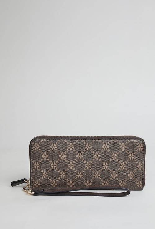 GINGER Patterned Zip-Around Wallet