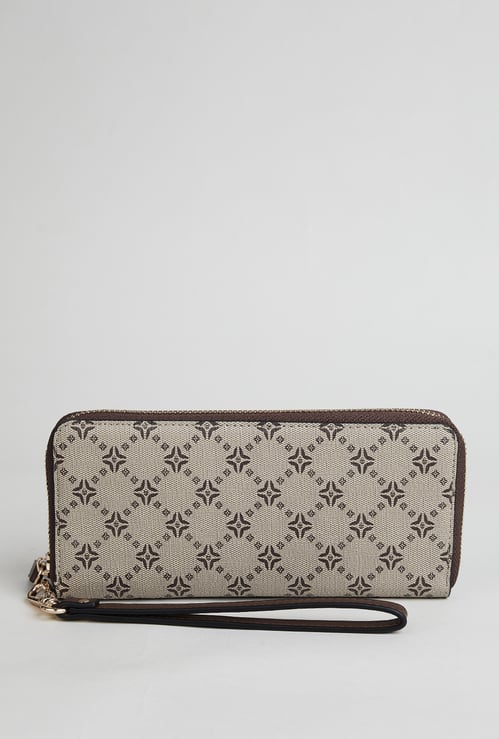 GINGER Patterned Zip-Around Wallet