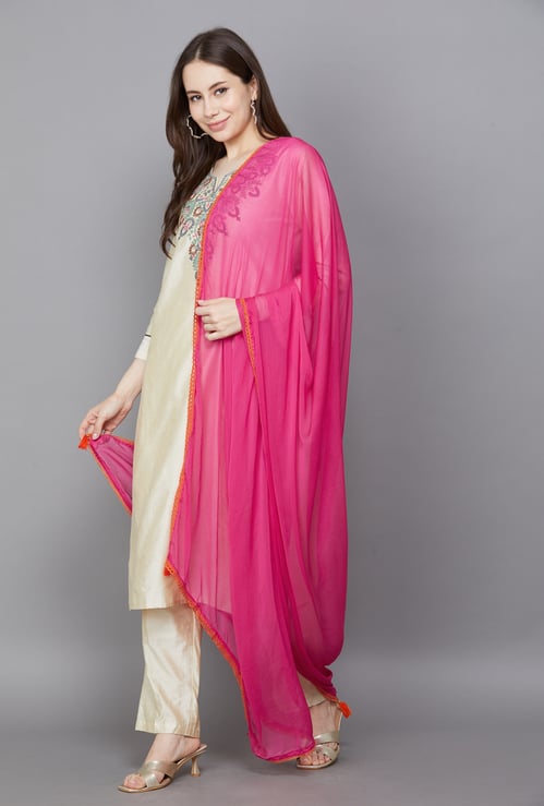 SPAN Tassels Dupatta