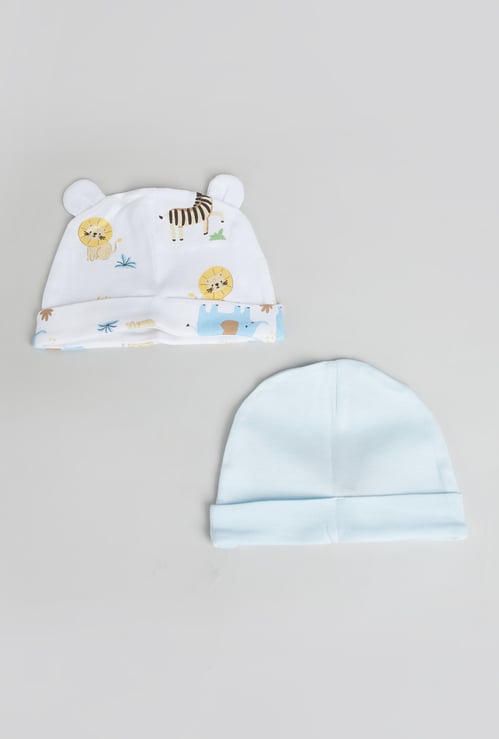 FAME FOREVER Boys Assorted Beanies - Pack of 2