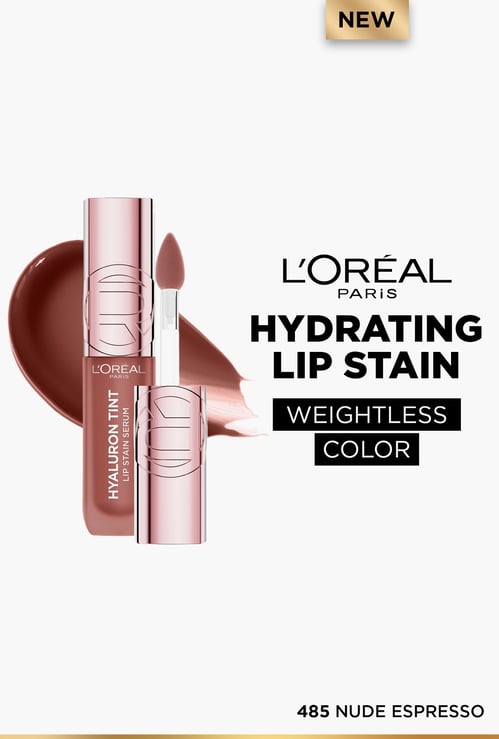 L'OREAL Hyaluron Tint Hydrating Lip Gloss - Nude Espresso - 5 ml