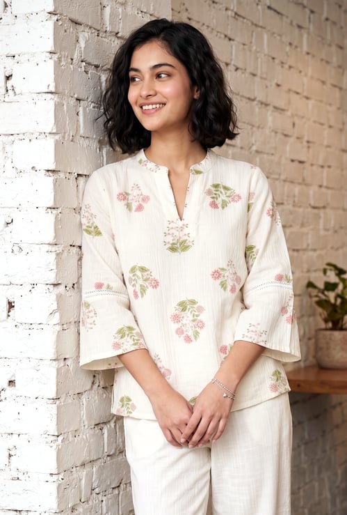 COLOUR ME Floral Print Top