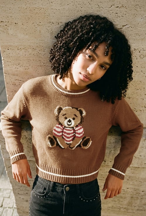 GINGER Knitted Pullover Sweater