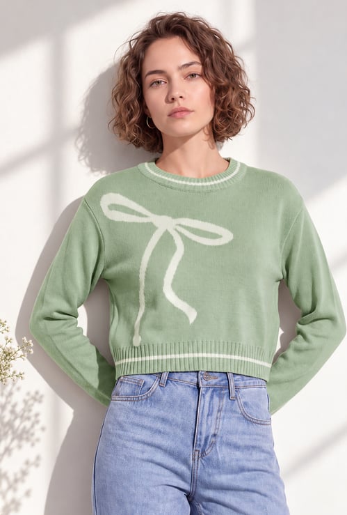 GINGER Knitted Pullover Sweater