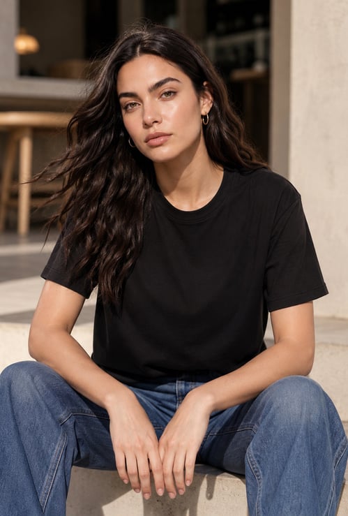 FAME FOREVER Solid T-shirt