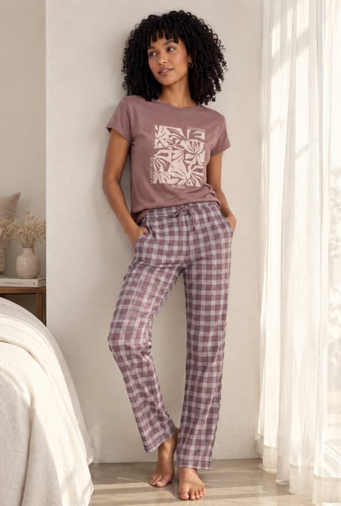 GINGER Checked Pyjamas