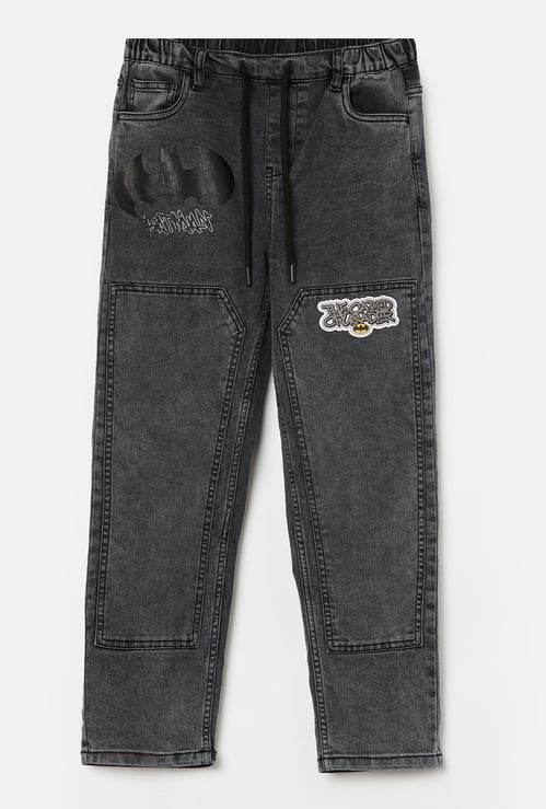 KIDSVILLE Boys Batman Appliqued Jeans