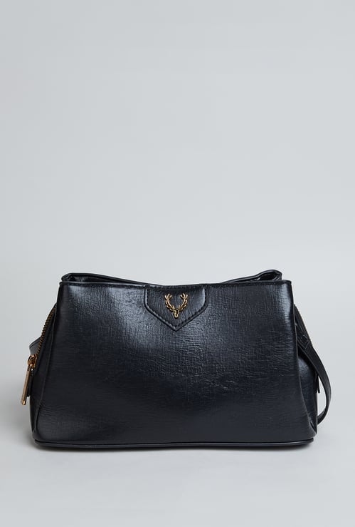 ALLEN SOLLY Solid Sling Bag