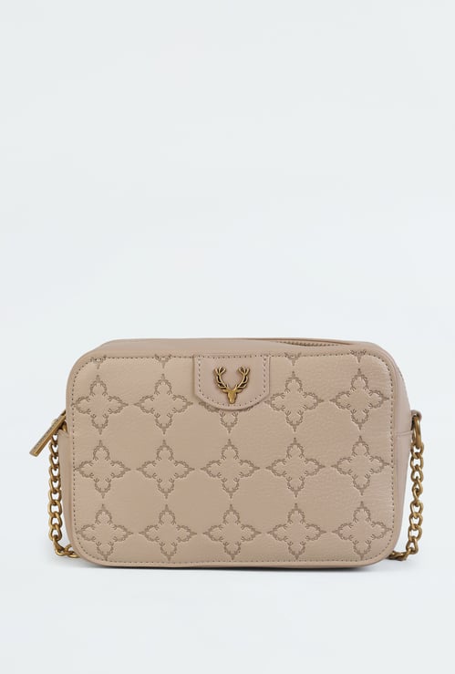 ALLEN SOLLY Embossed Sling Bag