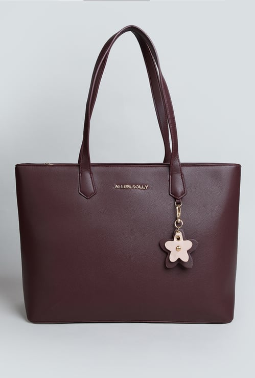 ALLEN SOLLY Textured Shoulder Bag