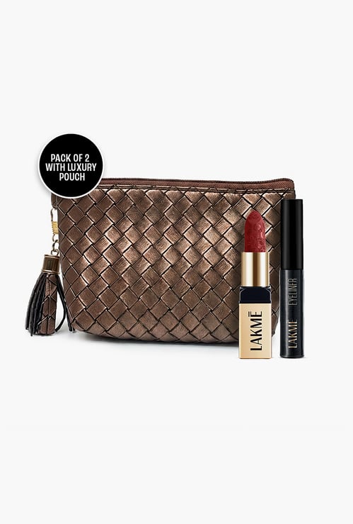 LAKME Wedding Guest Glam Duo Kit with Travel Pouch