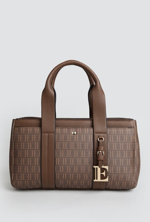ELLE Textured Handheld Bag with Detachable Strap