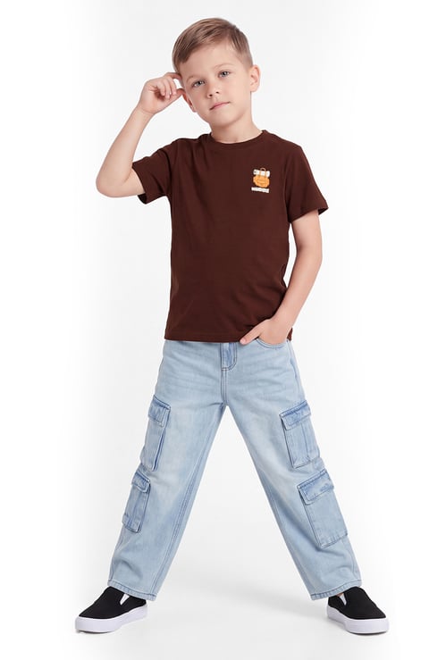 FAME FOREVER Boys Back Graphic Print T-shirt