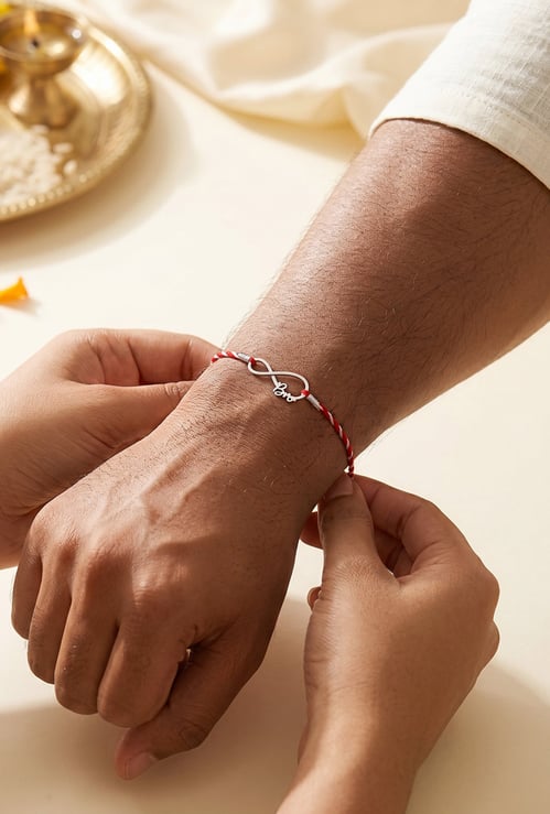 GIVA Solid Sterling Silver Rakhi