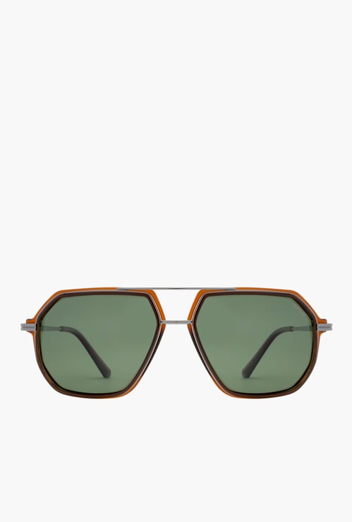 OPIUM Xeno Polarized Geometric Sunglasses - OP-10505-C03-58
