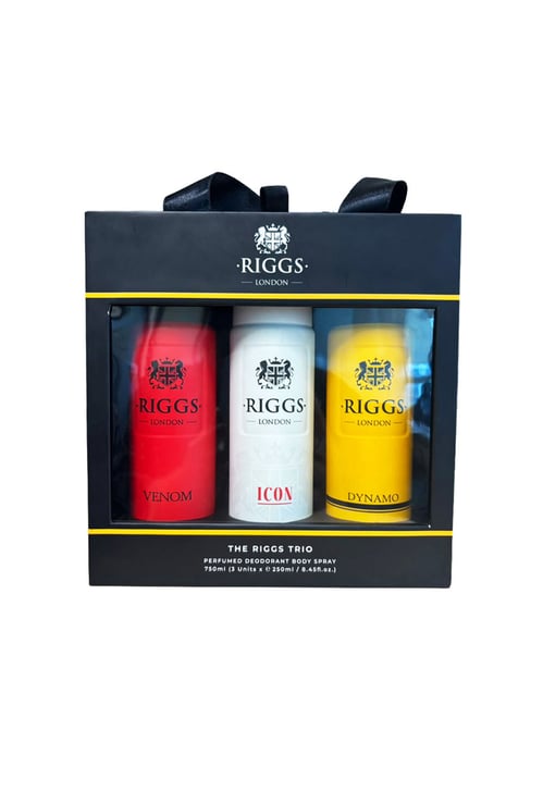 RIGGS LONDON Perfumed Deodorant Trio Gift Set
