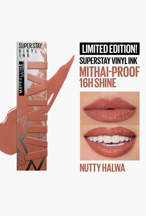 MAYBELLINE New York Superstay Vinyl Ink - Nutty Halwa - 4.2g