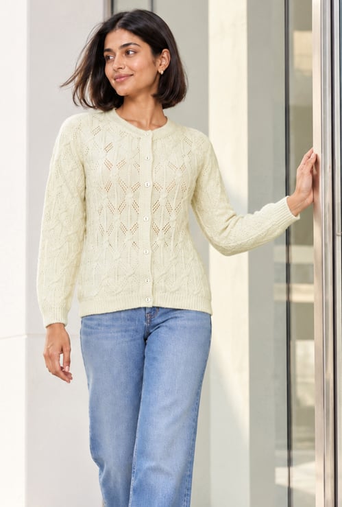 MELANGE Knitted Cardigan