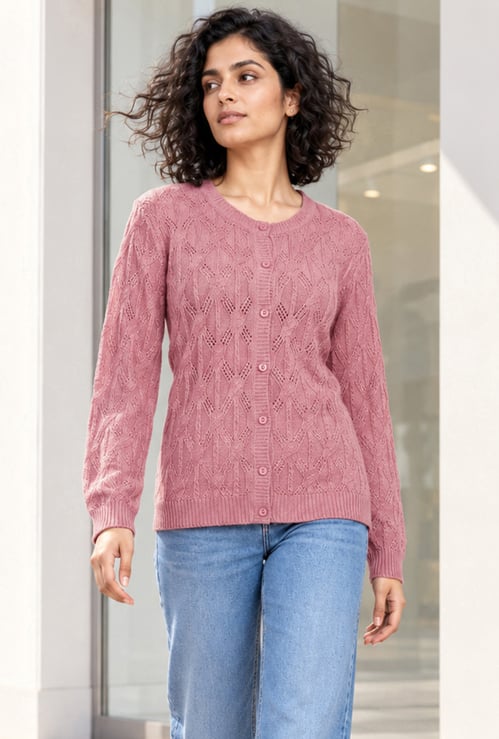 MELANGE Knitted Cardigan
