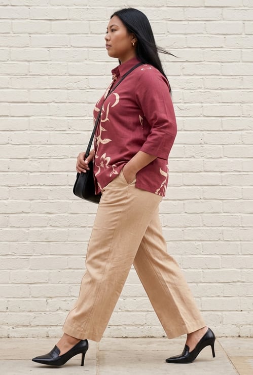 NEXUS Mid-Rise Full-Length Trousers