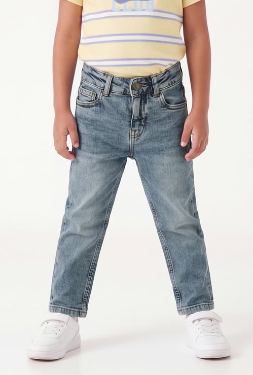 FAME FOREVER Boys Light Wash Jeans