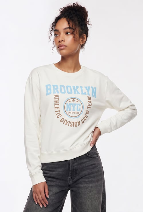 KRAUS Typographic Crew Neck Sweatshirt