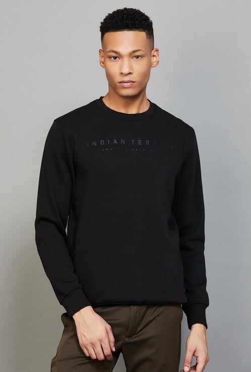 INDIAN TERRAIN Brand Print Sweatshirt