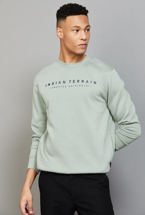INDIAN TERRAIN Brand Print Sweatshirt